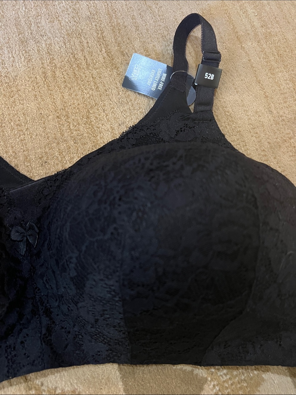 torrid Black Lace Wireless Comfort Bra